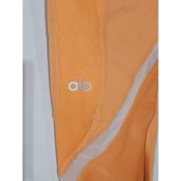ALO Yoga Leggings Elevate womens size M Sherbert Orange Athleisure - Picture 4 of 8